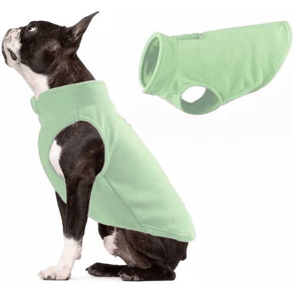 Suéter para perros, chaleco polar JACKO & CO, suave y cálido para perros pequeños