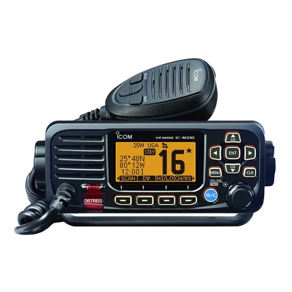 Radio VHF ICOM M330 Basic Compact con DSC negra