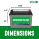 thumbnail image 3 of Batería automotriz Interstate Batteries 12V 70Ah (grupo 24F), 3 of 5