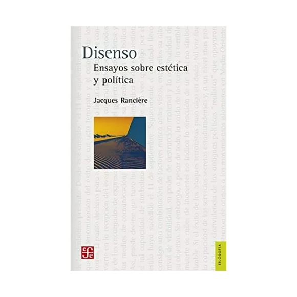 Libro Disenso Ensayos Sobre La Estética Y Política Jacque