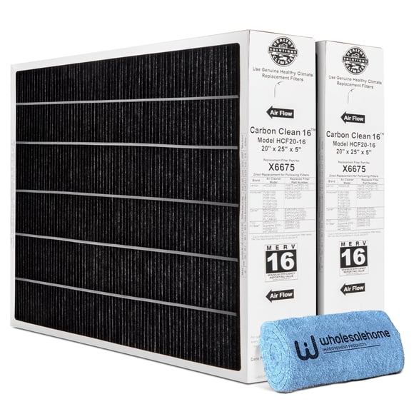 Filtro de aire Healthy Climate X6675 51 x 64 x 13 cm MERV 16, paquete de 2