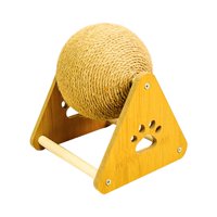 Ioensy - Juguete Rascador Para Gatos Con Pelota Interactivo Para Gatos, Gatitos, Perros, Cachorros, Ejercicio Pequeño