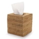 thumbnail image 1 of Funda cuadrada para caja de pañuelos de ratán, soporte de pañuelos de mimbre tejido a mano, 5.5 x 5.5 x 5.7 pulgadas, color natural, 1 of 6