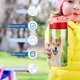thumbnail image 5 of Shiba InuBotella de Agua con Tapa Pop Top de Un Toque, Acero Inoxidable, a Prueba de Fugas, para Deportes, Botella Infantil rosa 12 oz, 5 of 6