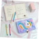 thumbnail image 5 of 2 cuadernos de unicornio con cubierta de felpa, regalo para estudiantes, cuaderno de diario para niñas, 5 of 7