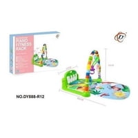 Genérico - Alfombra Gimnasio Musical Con Piano Para Bebe Verde