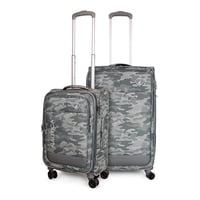 Nautica - Pack 2 Maletas De Tela S+M Barham Gris