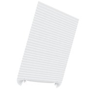 Magideal - Persianas Plisadas Temporales, Fáciles De Cortar Y Ajustar, Ideales Para Decorar El Hogar. Fibra De Poliéster, Fácil De Instalar Y Proteger La Privaci Blanco 60X180Cm