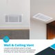 thumbnail image 4 of Cubierta de ventilación EZ-FLO, 14 x 6 cm, apertura de conductos en pared y techo, blanca, 4 of 6