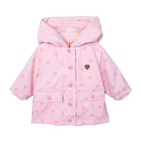 Pillin - Chaqueta Bebé Niña Impermeable Forrada Rosado