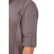 thumbnail image 5 of Chaqueta de chef Chef Works Hartford para hombre, gris grafito, 4XL, 5 of 5