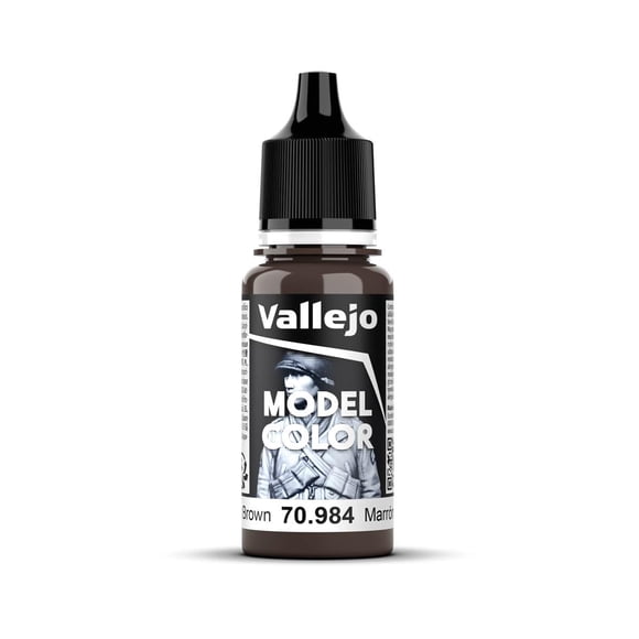 Pintura Vallejo Model Color Marrón Plano 17 ml