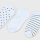 thumbnail image 4 of Calcetines Mujer Tripack Cortos Mix Blanco Corona, 4 of 4