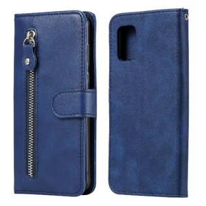 Gangxun - Funda Con Cremallera Para Samsung Galaxy A71 5G, Carcasa Cartera De Cuero Pu Con Soporte Y Tarjetero