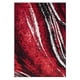 thumbnail image 1 of Alfombra Moderna 10x10 cm Polipropileno Rojo, 1 of 3