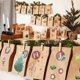 thumbnail image 4 of Calendario de Adviento LIVAIA Craft 2022 con 24 bolsas de papel y pegatinas, 4 of 7