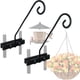 thumbnail image 1 of Riel de ganchos para terraza NEECONG de 42 cm, resistente, soporta 6,8 kg, 2 piezas, 1 of 8