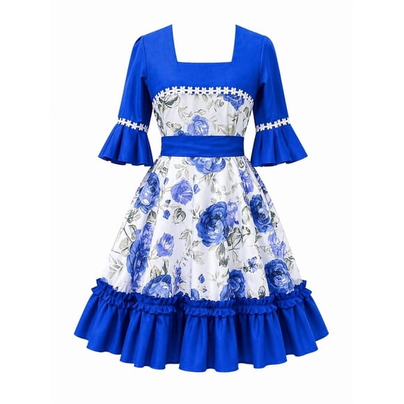 Vestido Huasa China Niña / Mujer Talla 14