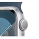 thumbnail image 3 of Apple Watch Series 9 (GPS) Caja Silver aluminio 41mm con correa Storm Blue Sport - S/M, 3 of 7