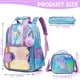 thumbnail image 2 of Meetbelify Mermaid Backpack for Girls Backpacks with Lunch Box Set for Teen Girls School Bag 17inch for Elementary Student, 2 of 3