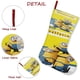 thumbnail image 5 of Minions Tema: Calcetines de Navidad, fino lino blanco para colgar en escaleras y chimenea, decoración navideña para el hogar, regalo de Navidad. 45cm × 32cm, 5 of 5