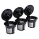 thumbnail image 3 of 3 Piezas De Tazas K Reutilizables Para Keurig K200, K300, K400, K500, Negro, 3 of 3