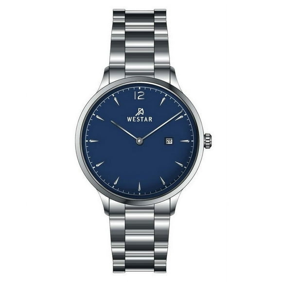 Reloj Westar Profile Stainless Steel Blue Dial Quartz 40218STN104 Women's Watch