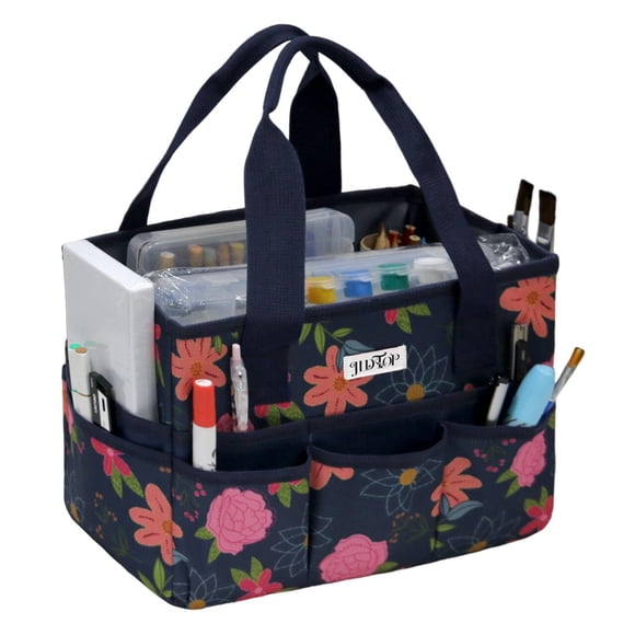 Bolso Organizador Portátil para Material de Arte JLDTOP Floral
