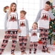 thumbnail image 5 of Pijamas navideños familiares, pijamas clásicos navideños a cuadros con diseño de árbol de Navidad para combinar con la familia, conjunto navideño para padres e hijos., 5 of 5