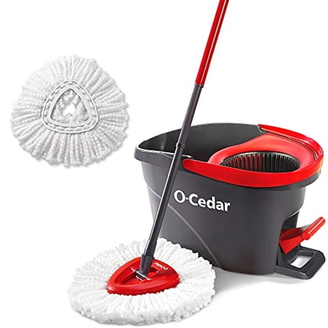 Mopa Giratoria De Microfibra O-Cedar Easywring Con Sistema De Limpieza Con Ref