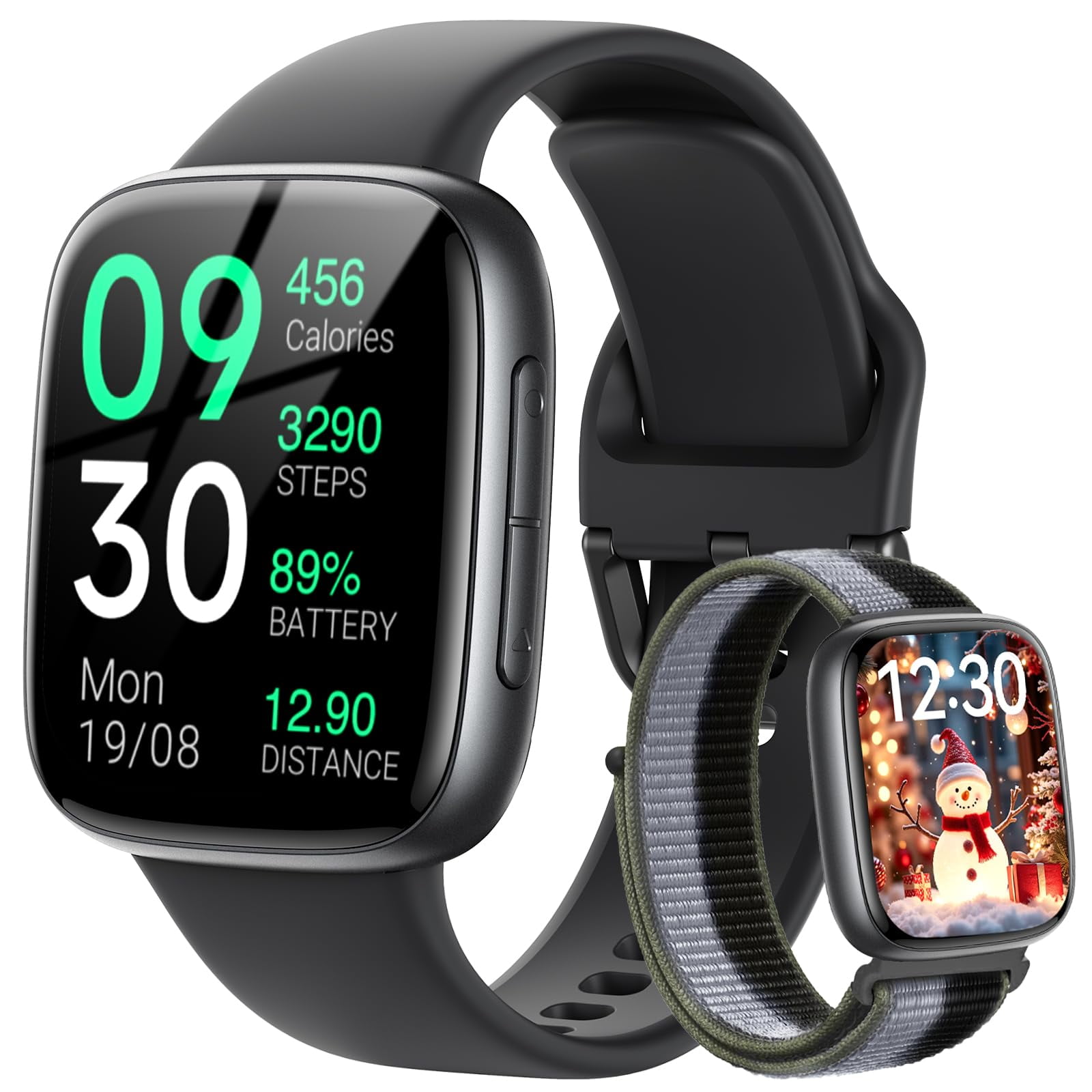 Smartwatch Fitpolo Gtx20 1.85" Amoled Resistente Al Agua 3atm
