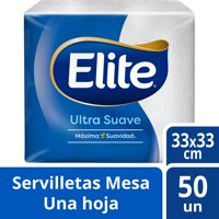 Servilletas Mesa 33X33 Cm 50 Un Elite