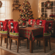 thumbnail image 3 of Funda Cubre Silla Navidad Muneco De Nieve Respaldo Joy, 3 of 10