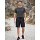 thumbnail image 2 of INSPIRE CHIC Pantalones Cortos de Carga de Camuflaje para Hombre Clásicos con Múltiples Bolsillos para Trabajo al Aire Libre XL Negro, 2 of 5