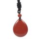 thumbnail image 5 of Colgante De Gota De Agua, Collar De Piedra, Joyería Artesanal, Resistente Para Unisex, Ajustable, Rojo Vino, 5 of 5