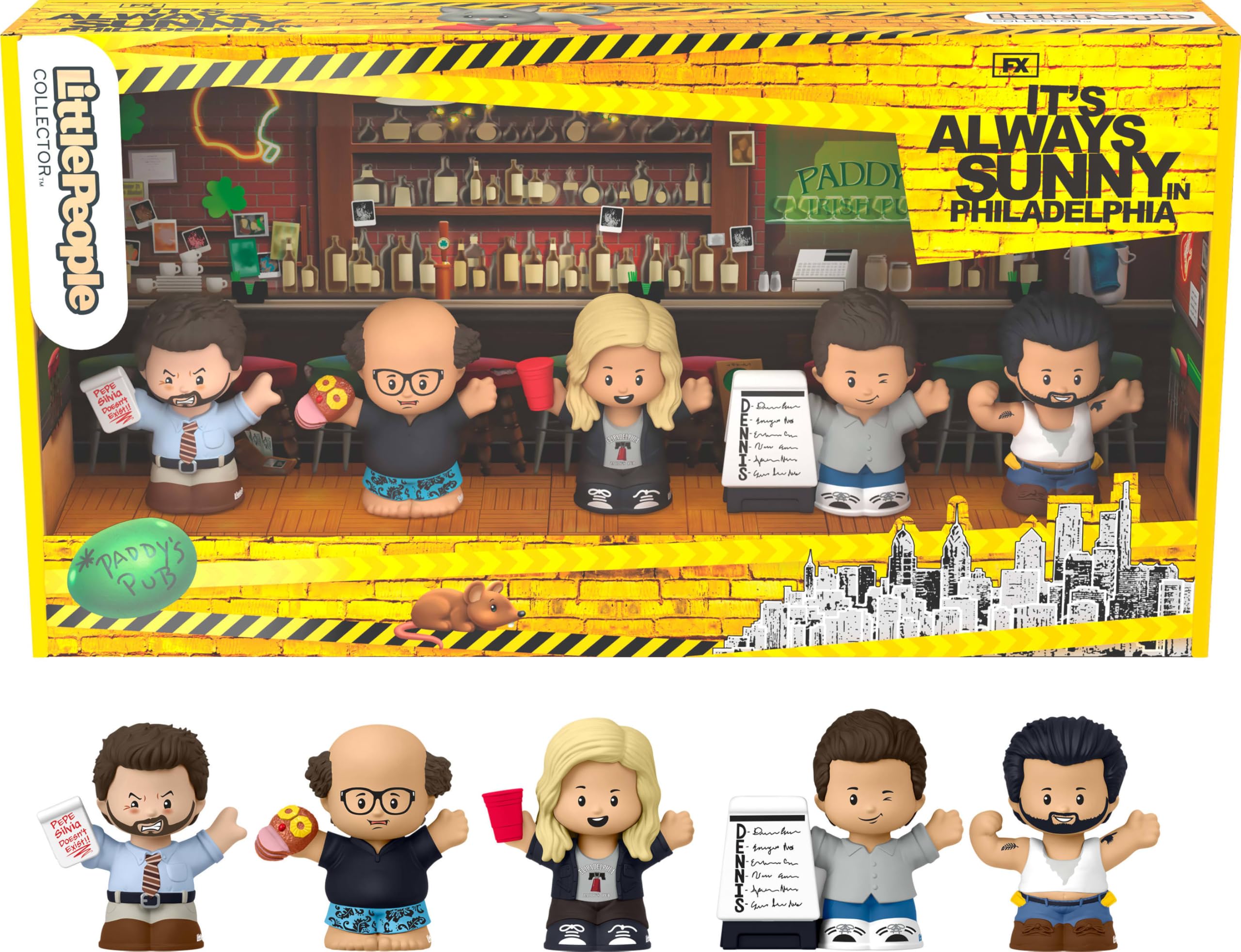 Set De Figuras Little People Collector It'S Always Sunny In Philadelphia