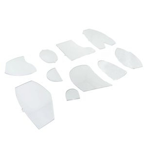 Magideal - Plantilla De Oso De Memoria, Juego De Reglas, Plantilla De Costura, Oso De Costura, Regalo Acrílico, Patrón De Oso De Memoria Para Navidad, Decoración S