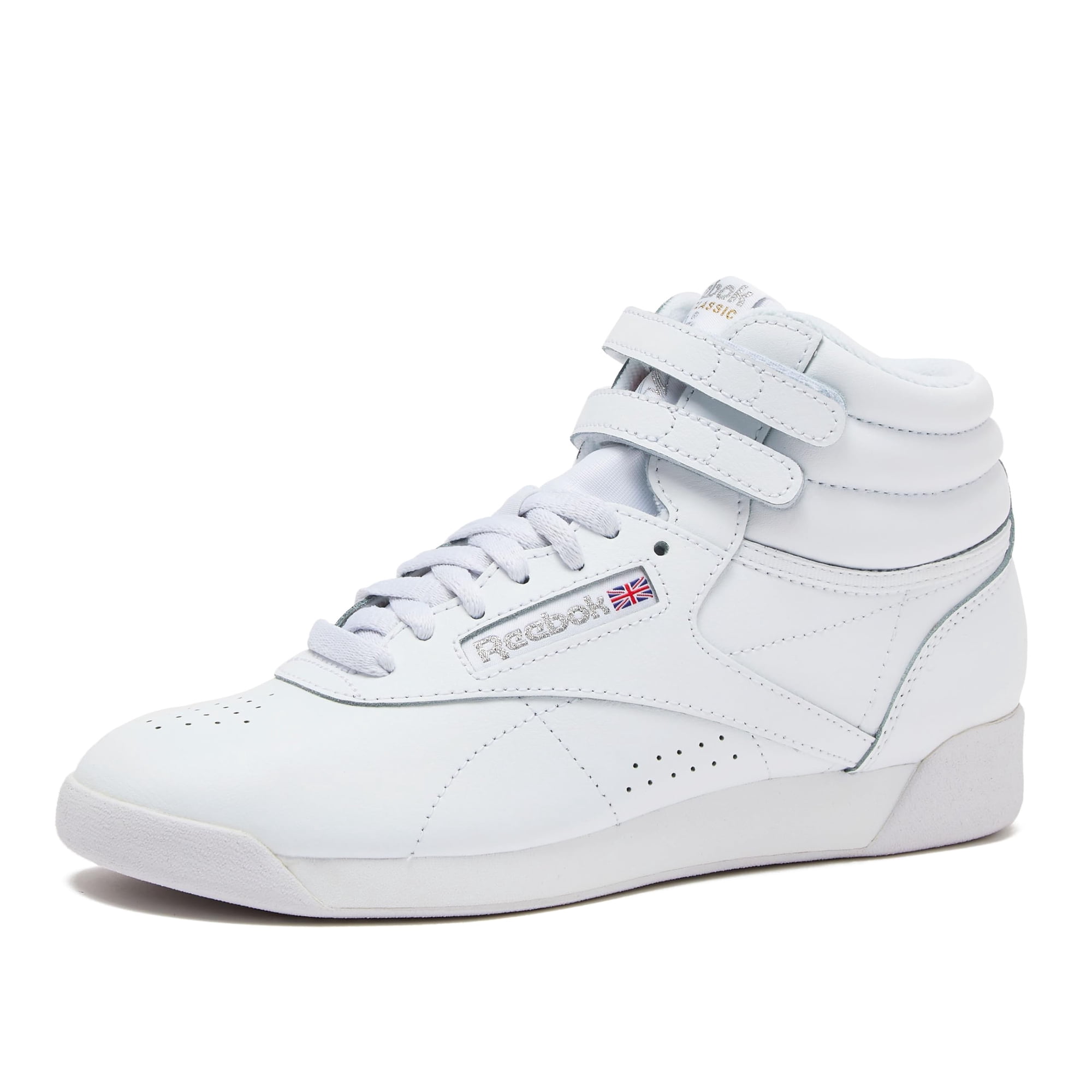 Zapatillas Reebok Freestyle Hi High Top Para Mujer Blanco/plateado