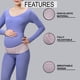 thumbnail image 3 of Faja de Soporte para Embarazo SUPPORTSMART HAB Smart 3 en 1 Rosa, 3 of 5