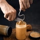 thumbnail image 2 of Mezclador Y Raspador De Mantequilla De Cacahuete Mezclador De Mantequilla De Cacahuete De Acero Inoxidable Jars De Herramientas De Mezclador De Mantequilla De Tuerca Adecuados Para Mezclar, 2 of 3