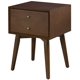 thumbnail image 1 of Mesa de noche Landon de madera caoba de Crosley Furniture, 1 of 9