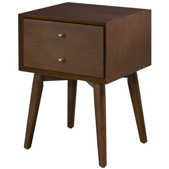 Mesa de noche Landon de madera caoba de Crosley Furniture