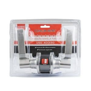 Daumer - Cerradura Manilla Tubular Acceso Ap900 Níquel Satinado