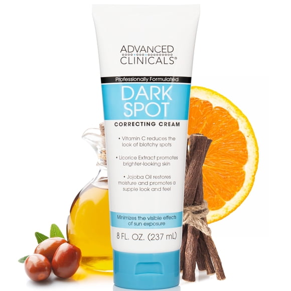 Crema Advanced Clinicals con vitamina C para manchas oscuras, 240 ml