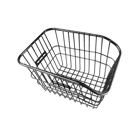 Ioensy - Cesta Trasera Para Bicicleta, Cesta De Hierro Desmontable Para Bicicleta Deportiva Plegable Al Aire Libre