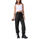 thumbnail image 2 of INSPIRE CHIC Pantalones de Mujer Cargo Ligeros de Cintura Alta con Cordón Elástico y Pierna Ancha con Bolsillos XL Negro, 2 of 6