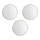 thumbnail image 1 of Set de 3 Espejos Decorativos de Pared Dorados Diseño redondo, 1 of 3