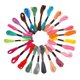 thumbnail image 5 of Hilos De Punto De Cruz Manualidades De Bordado Hilo Dental Costura Diy Para Pulsera 24 Colores, 5 of 5
