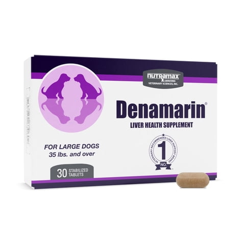 Nutramax Laboratories - Suplemento Para La Salud Del Hígado Nutramax Denamarin Para Perros Grandes, 30 Unidades
