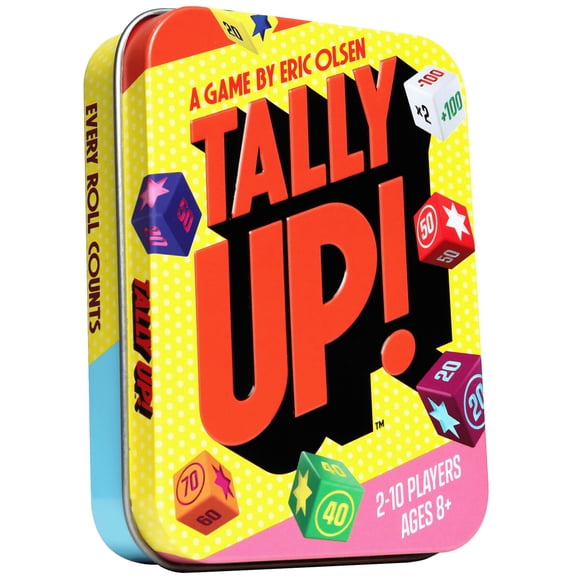 Juego de Dados Messy Table Tally Up para 2 a 10 Jugadores, Edad Mínima 8 Años